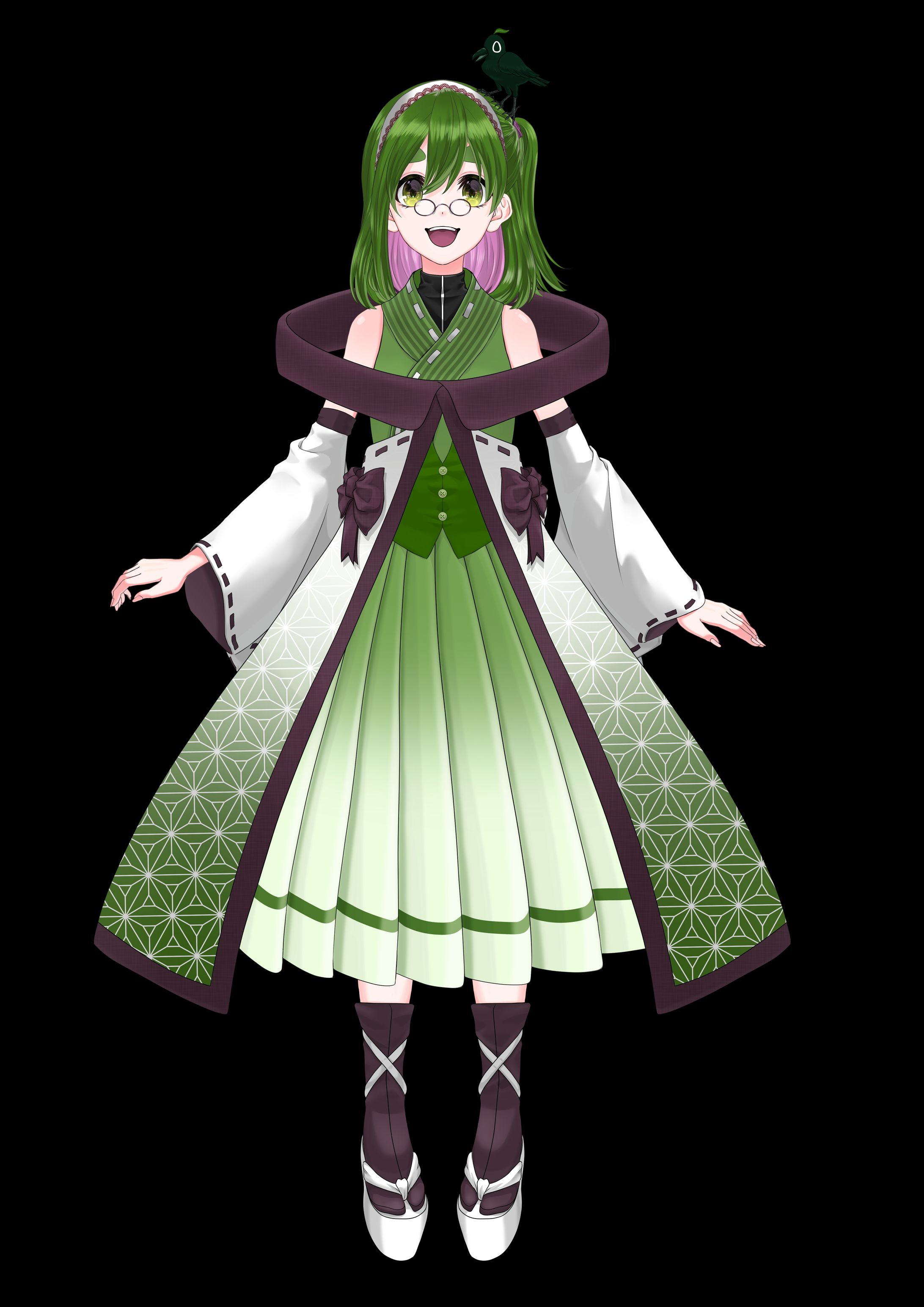 L様 Live2D パーツ分けイラスト-1