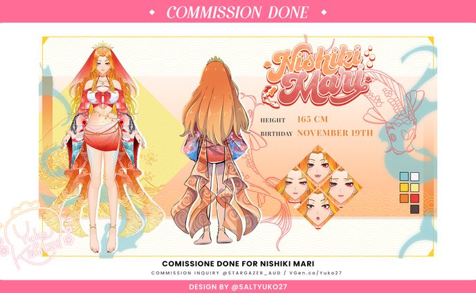 Nishiki Mari Character Sheet