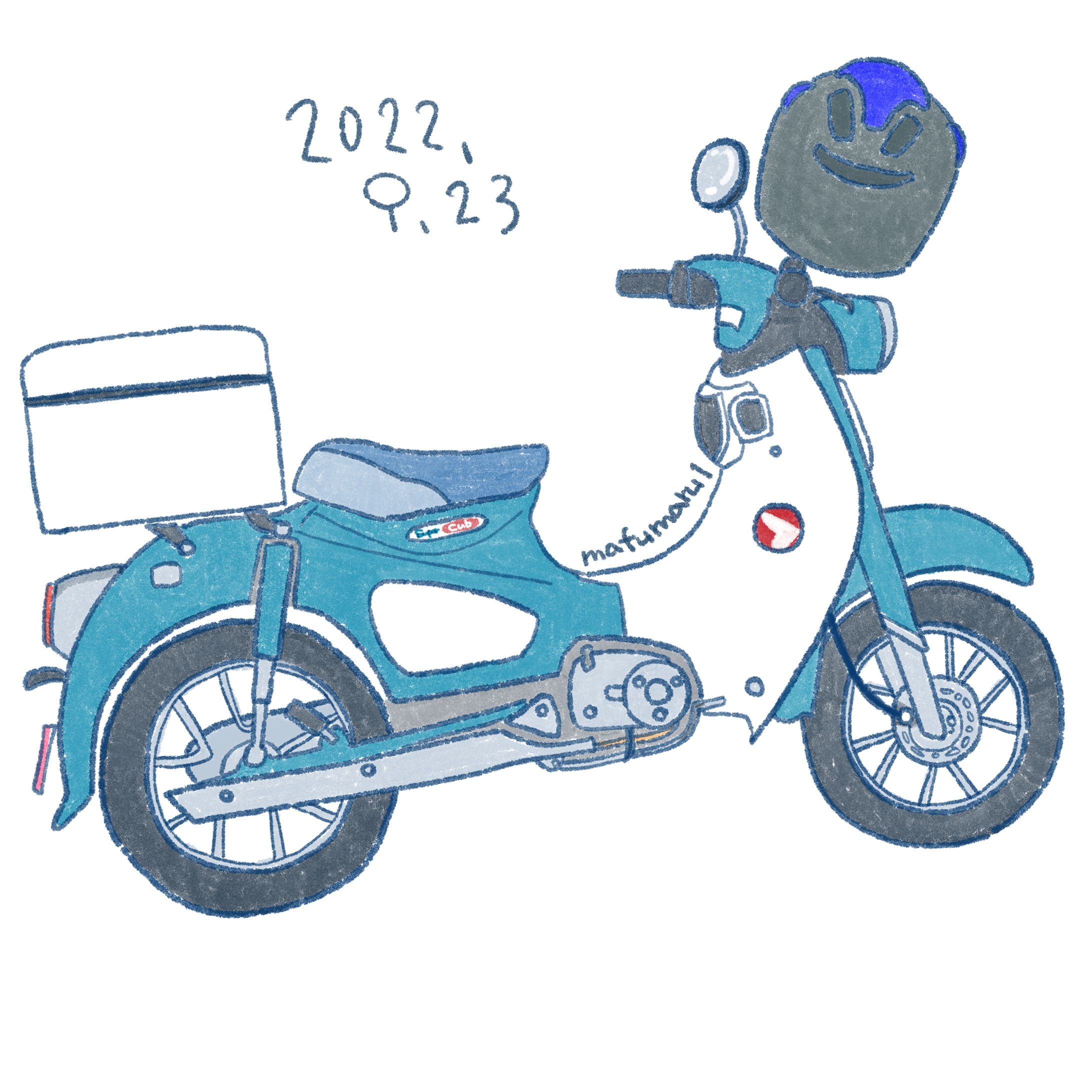 バイク(Super Cub)-1