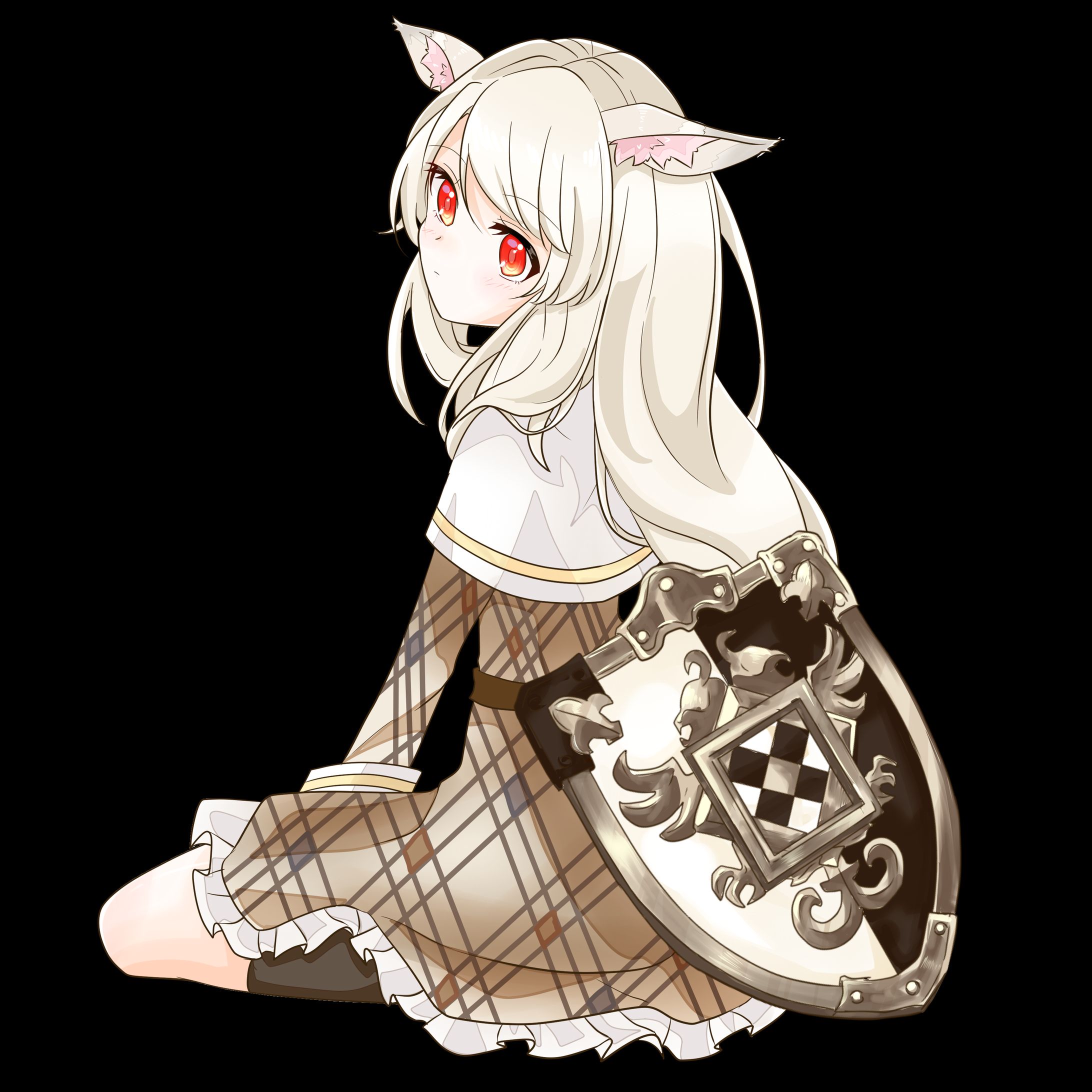 かわいいケモミミとエメンガードシールド-1
