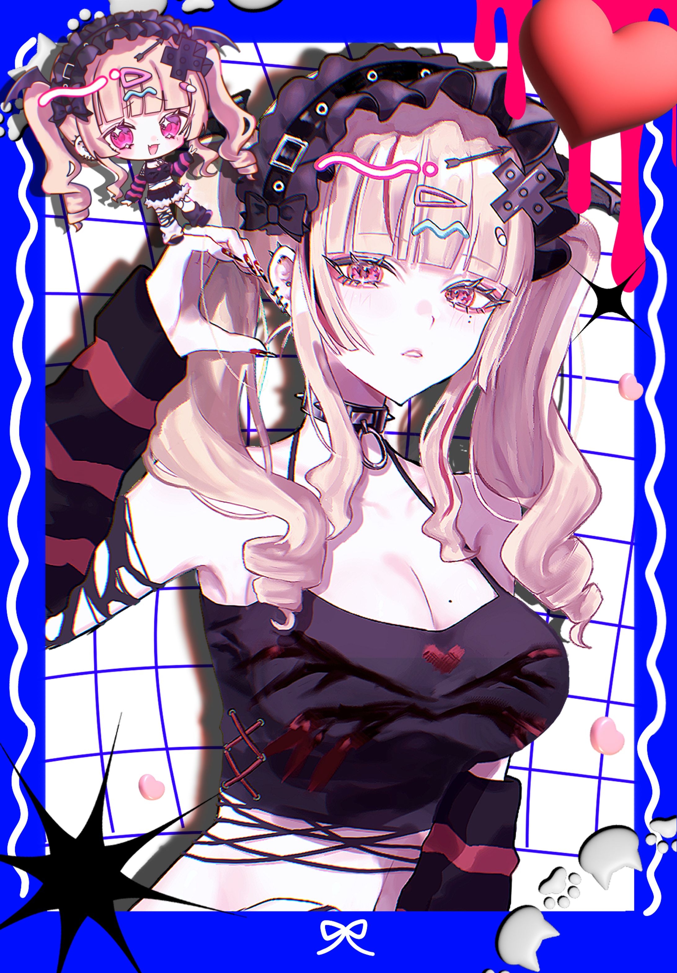 腰上 創作①チェキ風-1