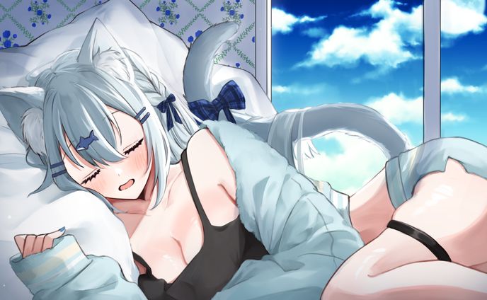 【お仕事】猫雨しらす様fanboxサムネイルイラスト
