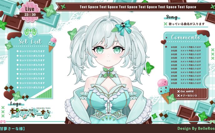 Overlay Design / 甘夢さーな