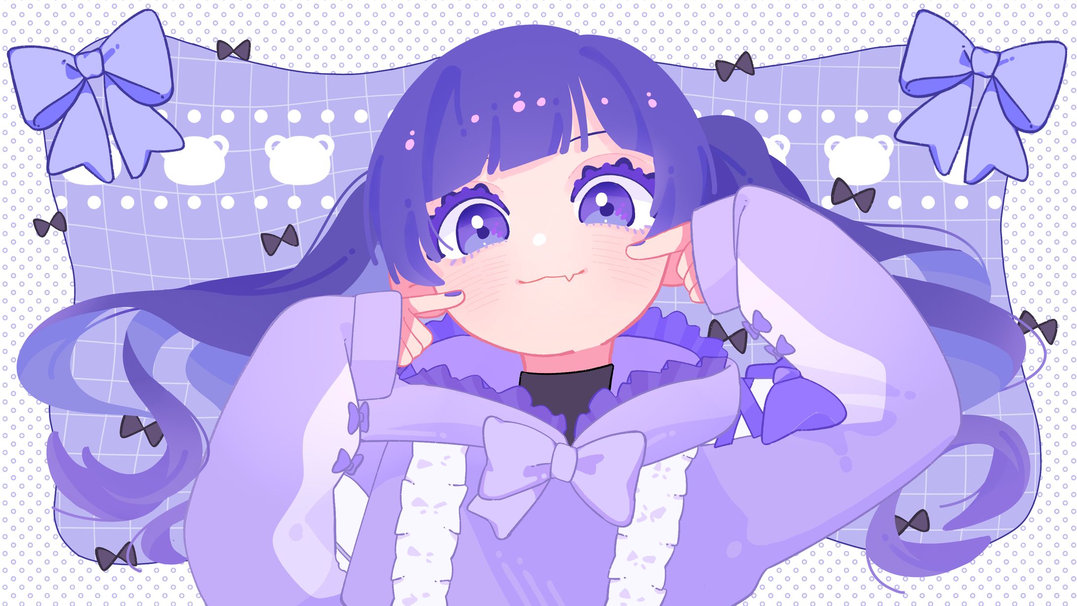 【commission】Vtuber/あまね様 サムネイルイラスト-1