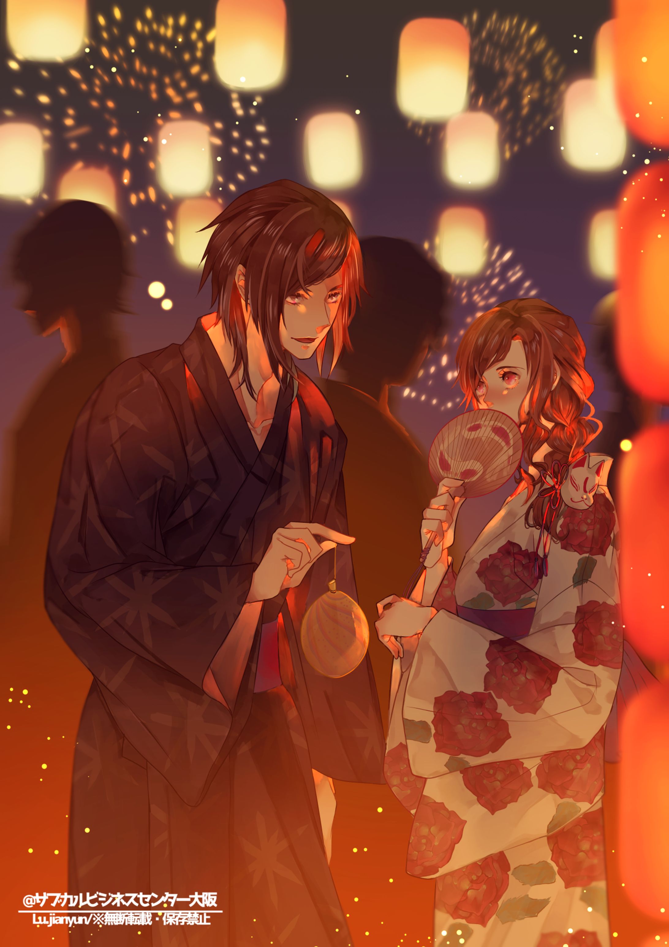 仕事絵：夏祭り-1