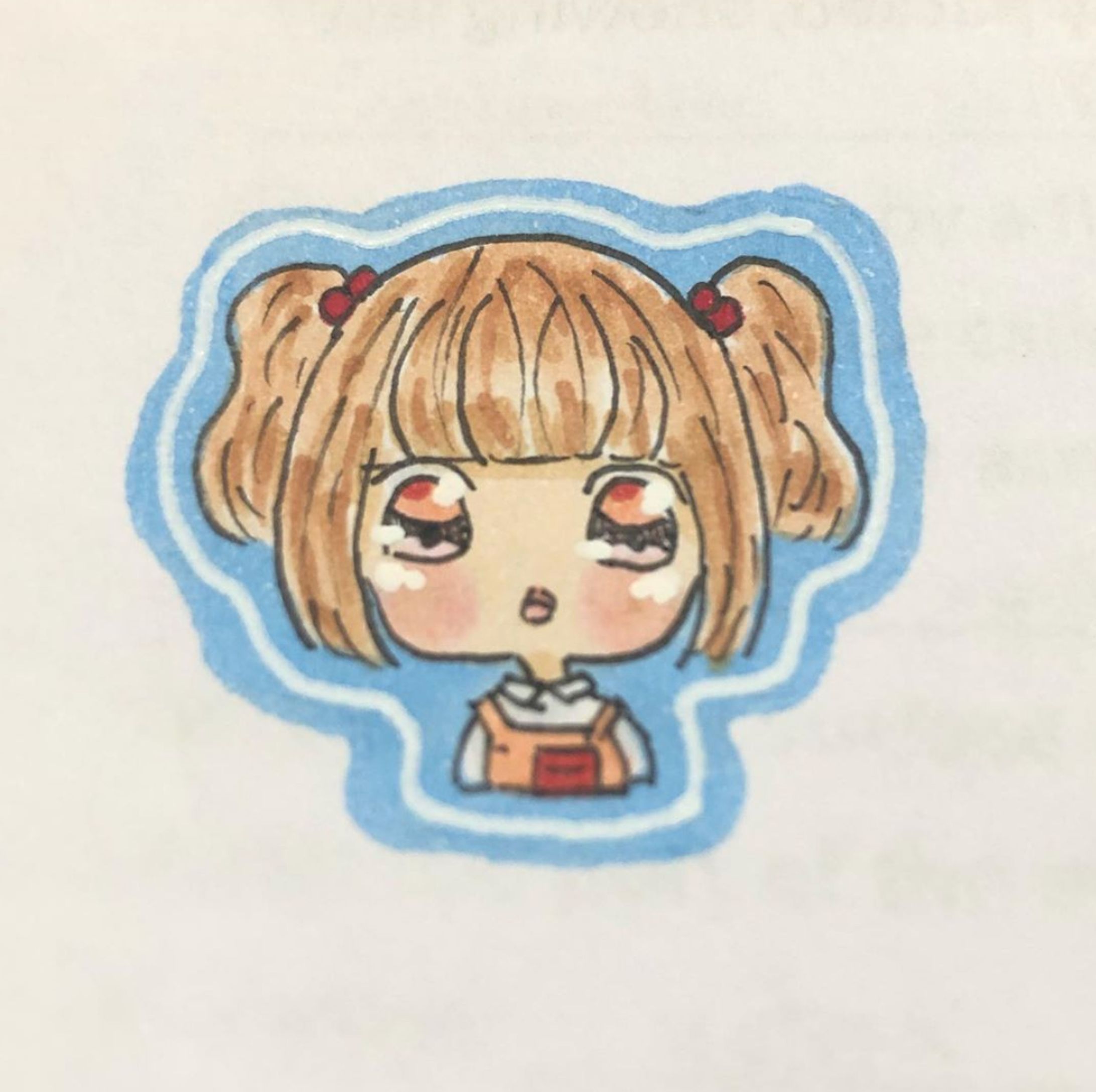 Q版半身_鄰家小孩 Girl-1