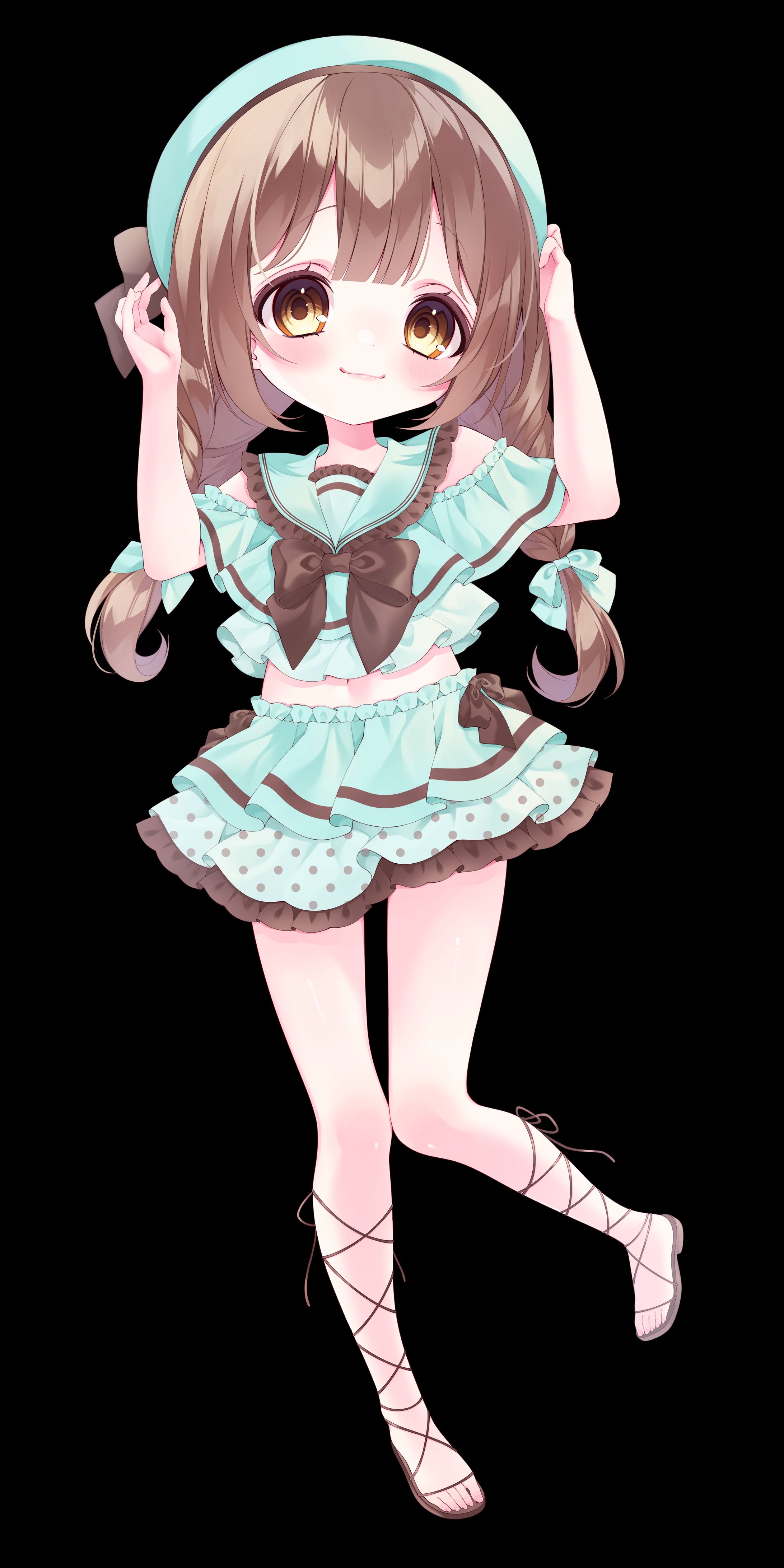 夏初月みる様 IRIAM水着衣装立ち絵-1