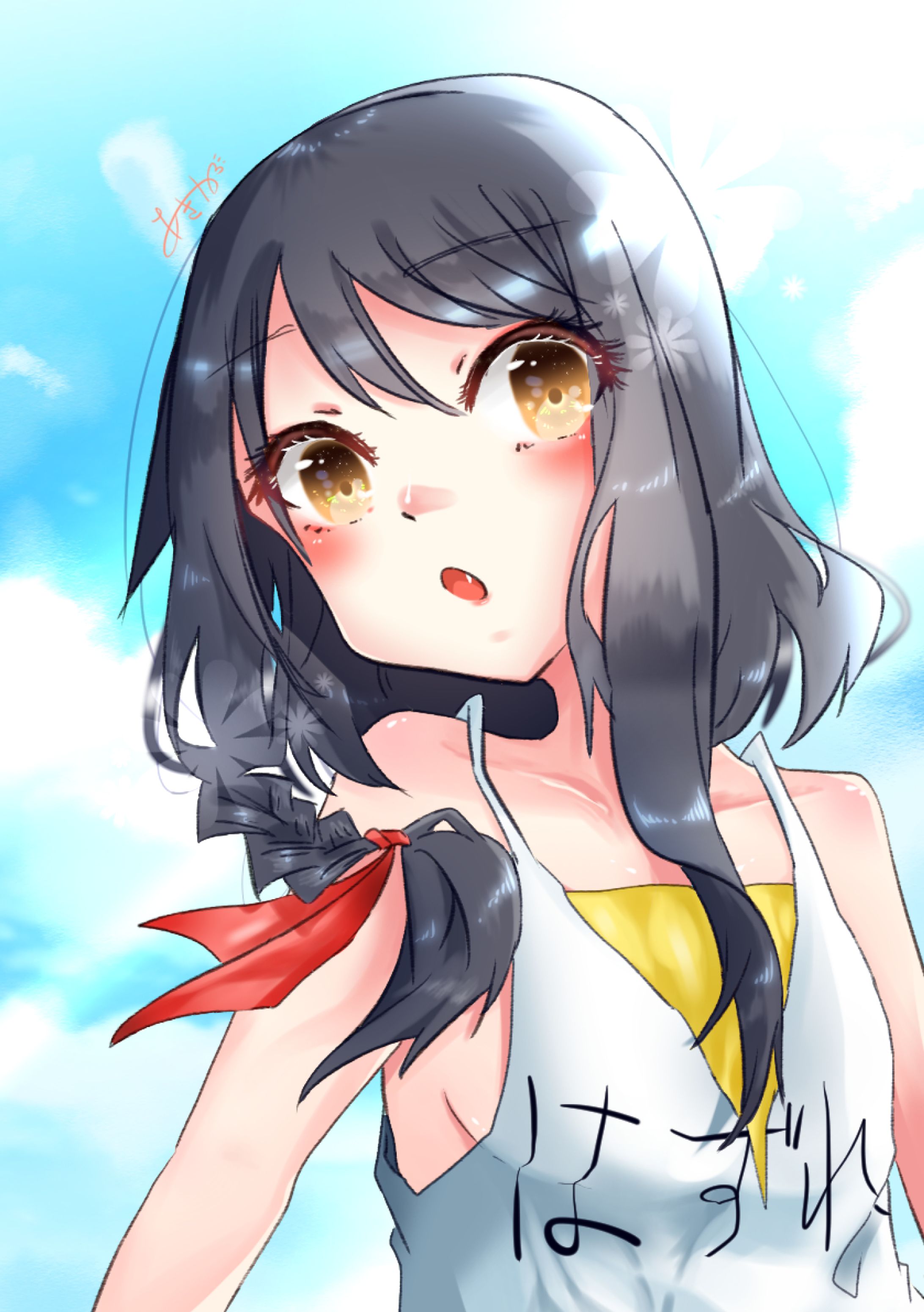 夏ふみゃまるイラスト-1