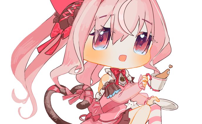 朱猫ぷてぃ様 SDイラスト