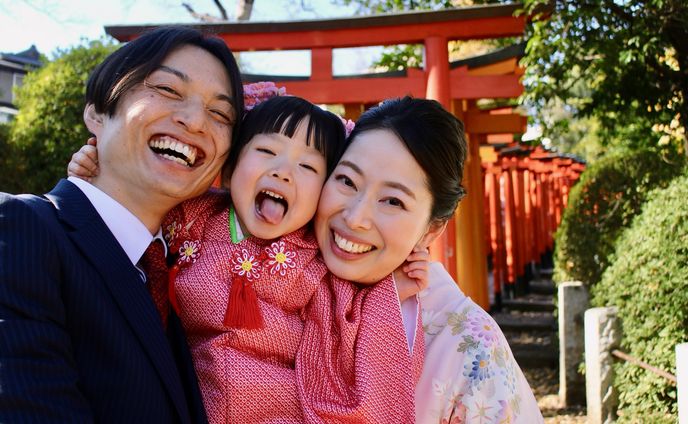 七五三　根津神社　K様