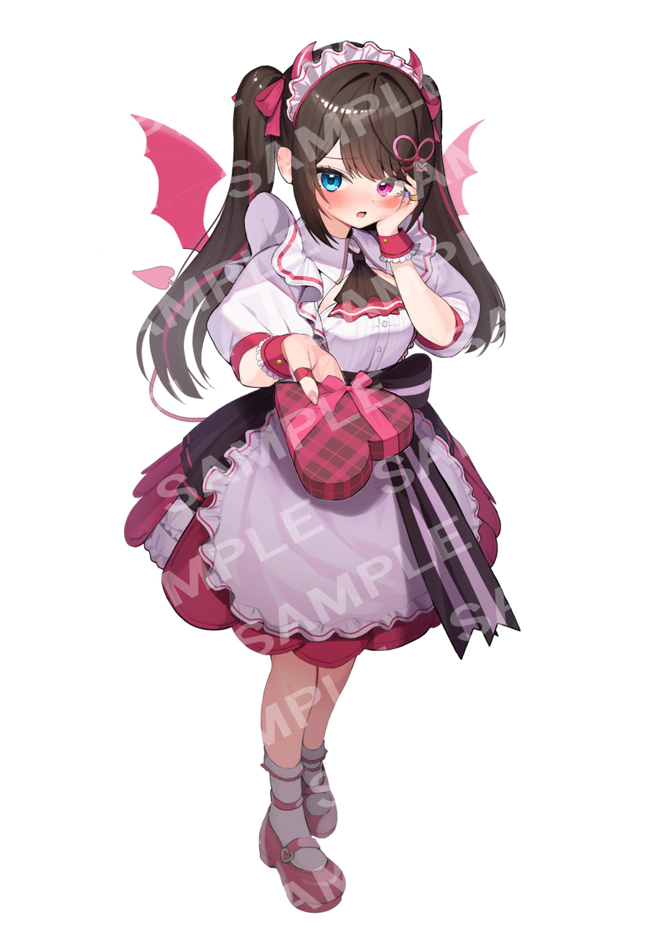 惡夜部はろん様 バレンタイングッズイラスト-1