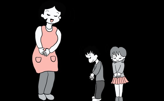 保育、シンプルイラスト