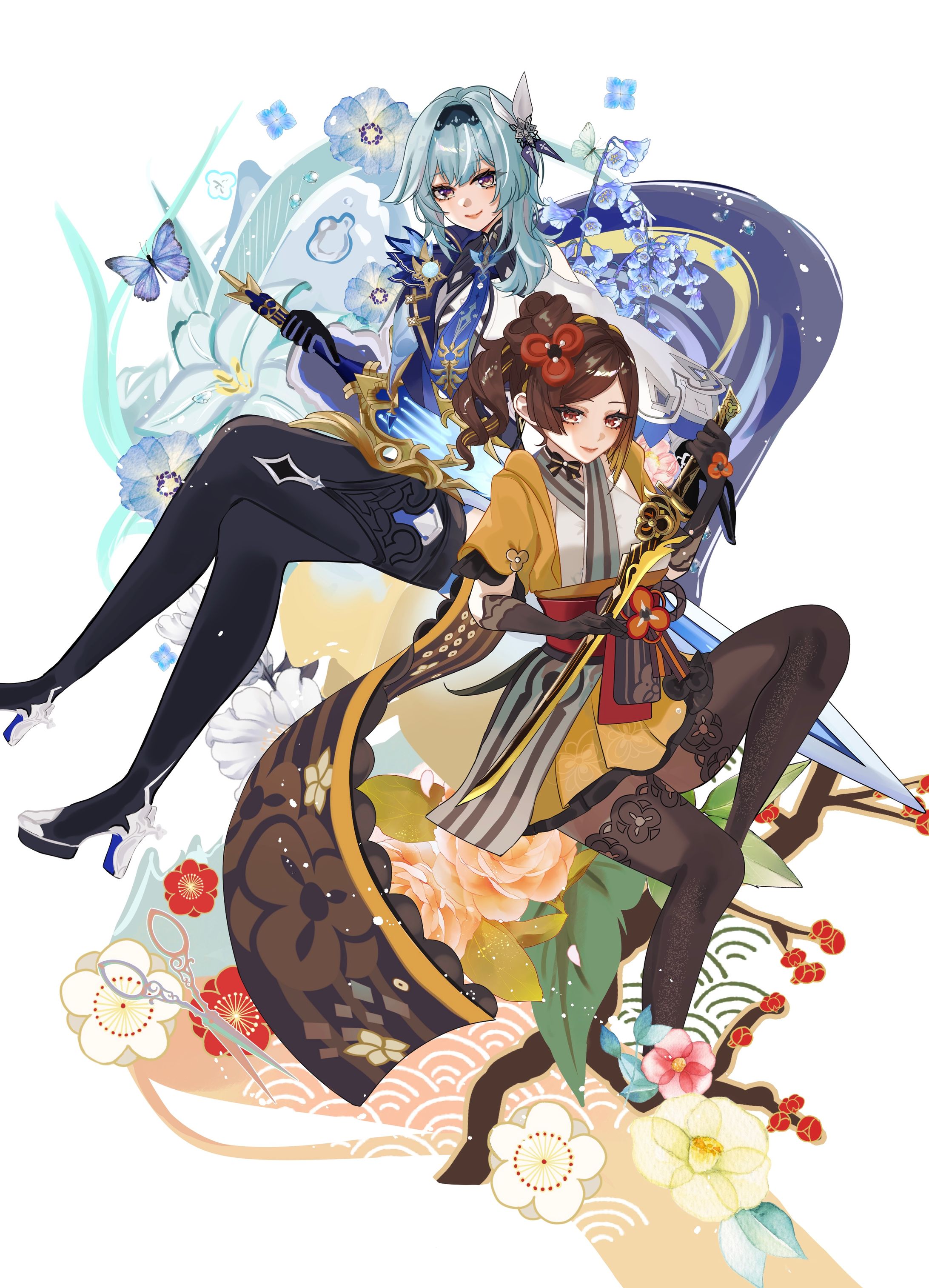 エウルア･千織(原神)-1