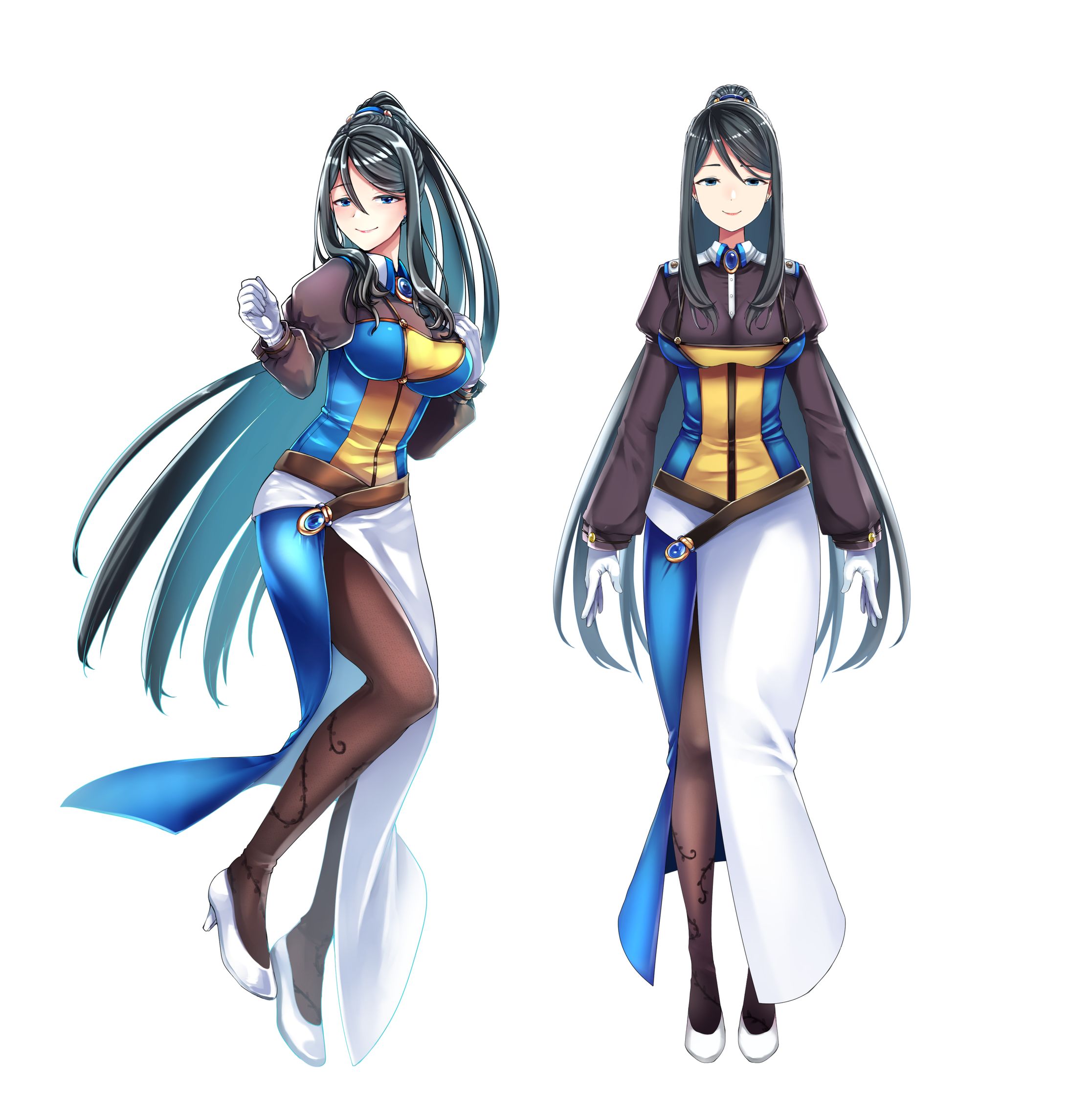 株式会社IRIAM公式Vライバー「悶ジュール茜」live2Dイラスト&三面図-1