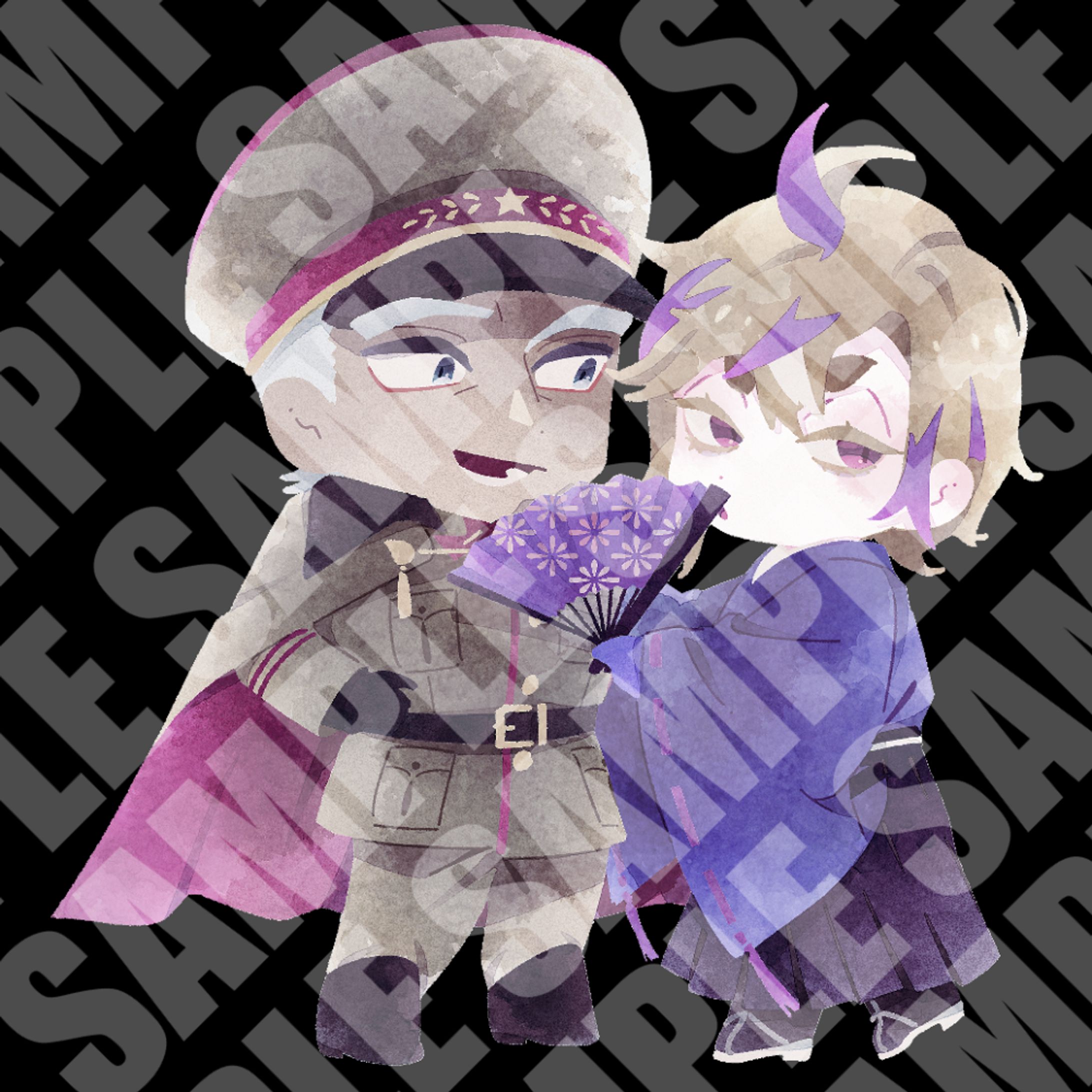 SDデフォルメ絵ご依頼／りお様-1