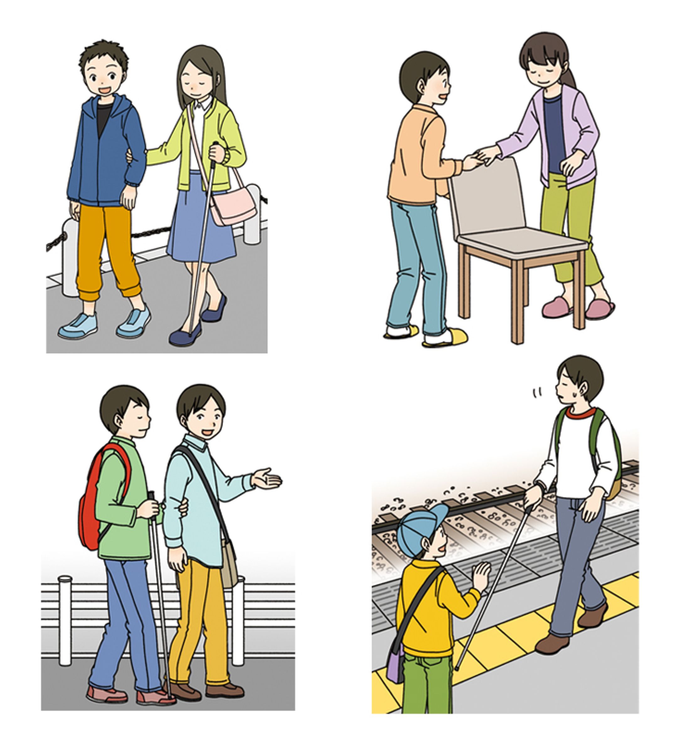 「たのしく覚えよう！はじめての手話と点字　耳と目の障害を知ろう」（金の星社）-1