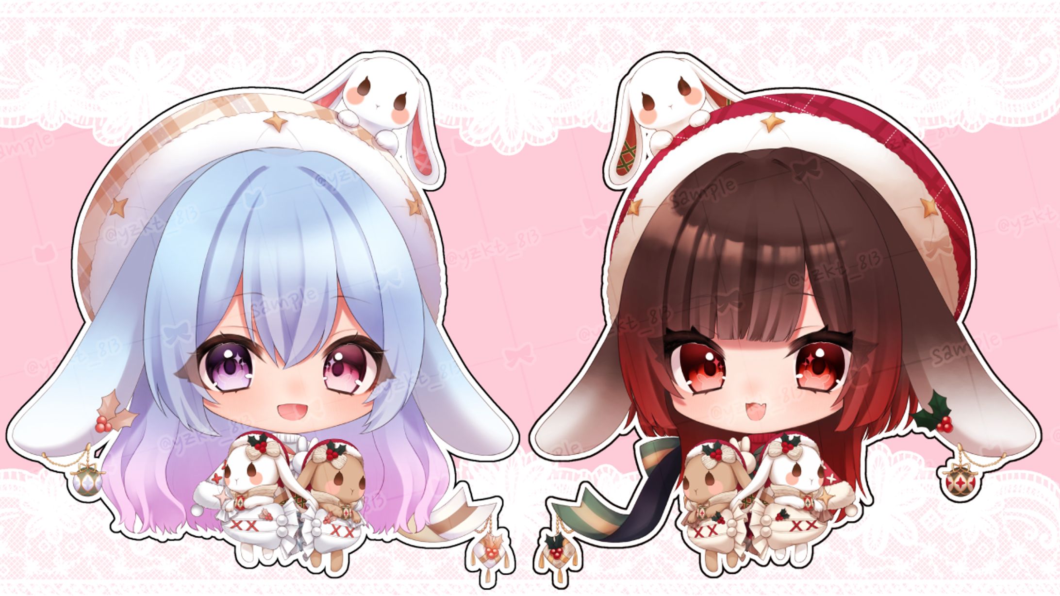 【メーカー直売】 🐰🎄テンプレペア画依頼 5点 その他