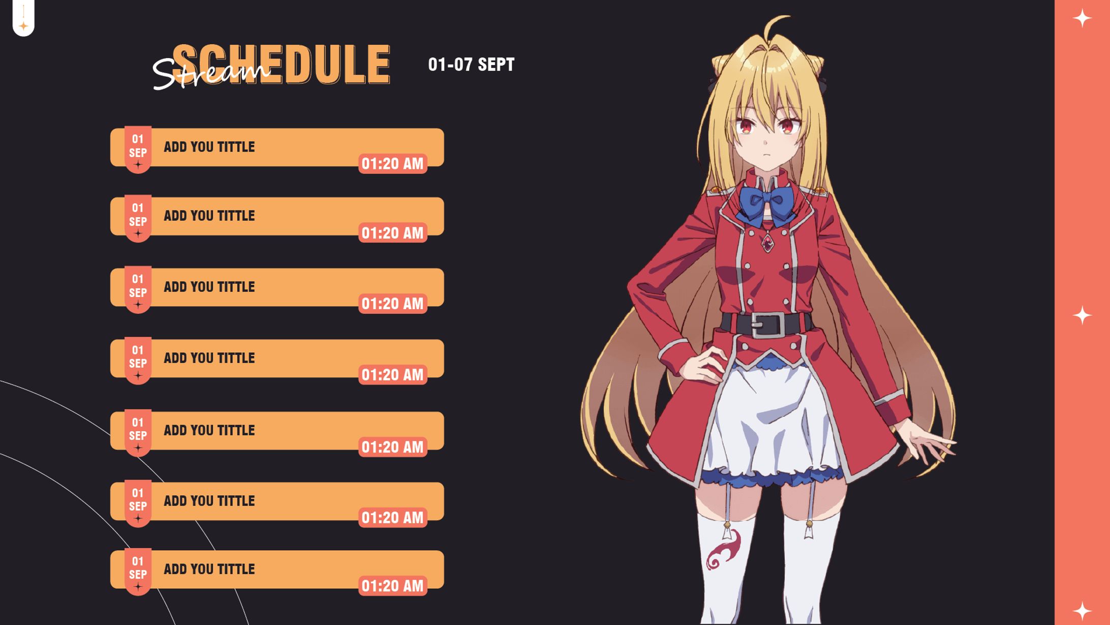 Schedule Vtuber Template Simple-1