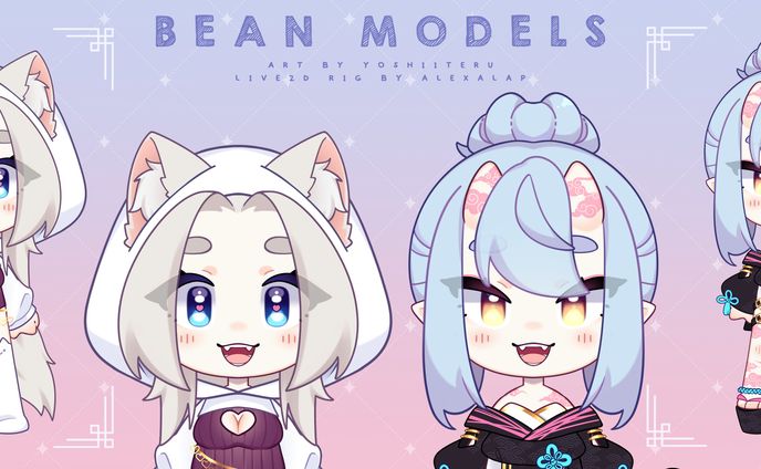 layout、live2d model