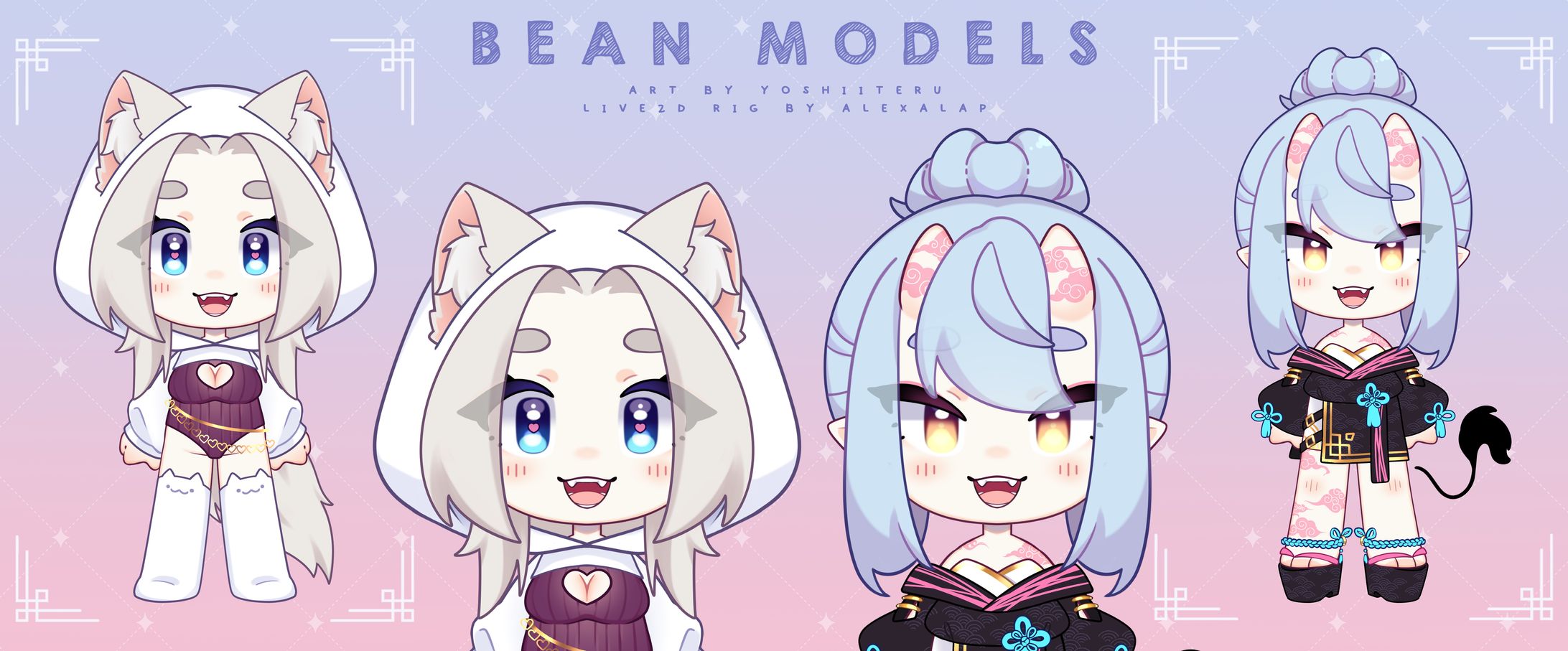 Live2d ''Bean'' Models-1