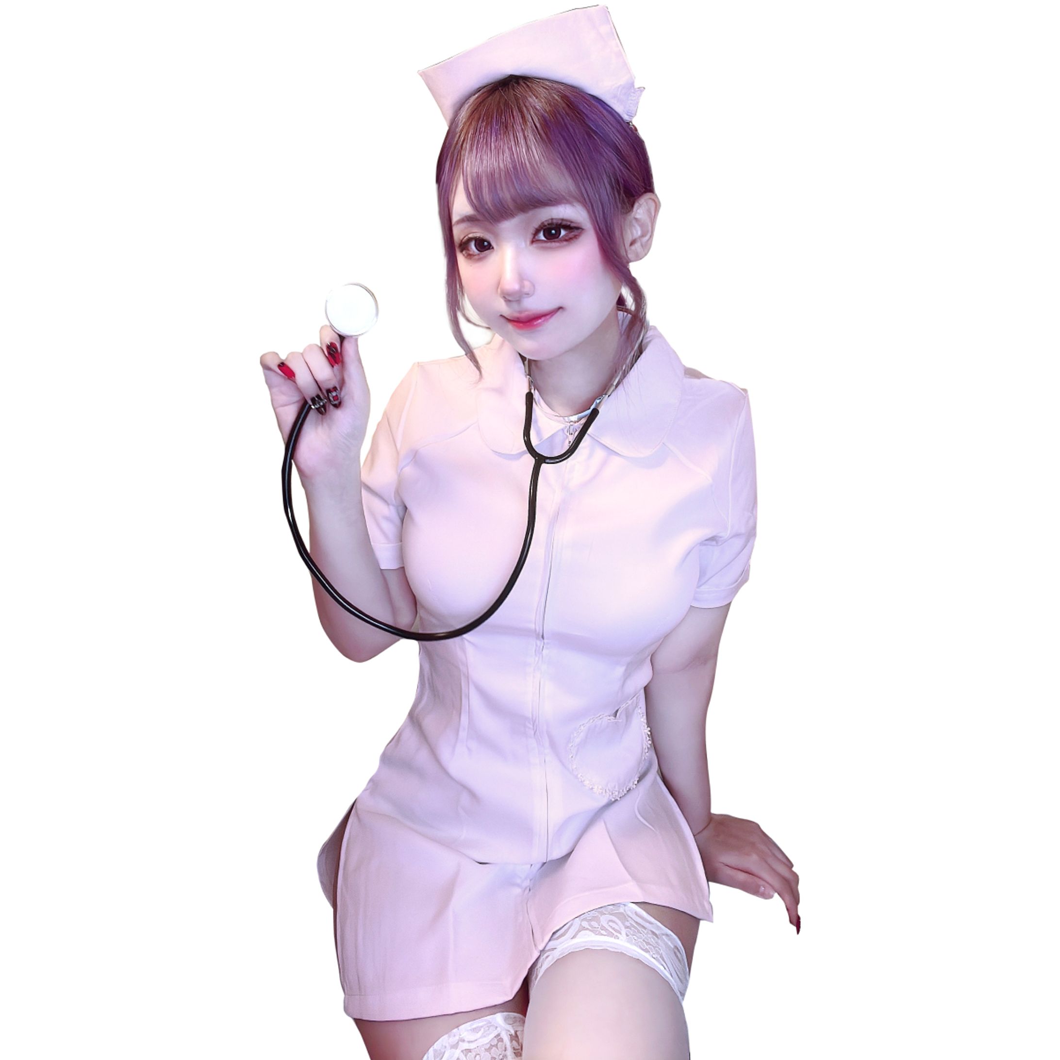 【実案件】Amazon商品画像/ハロウィン用コスプレ（ナース）-1