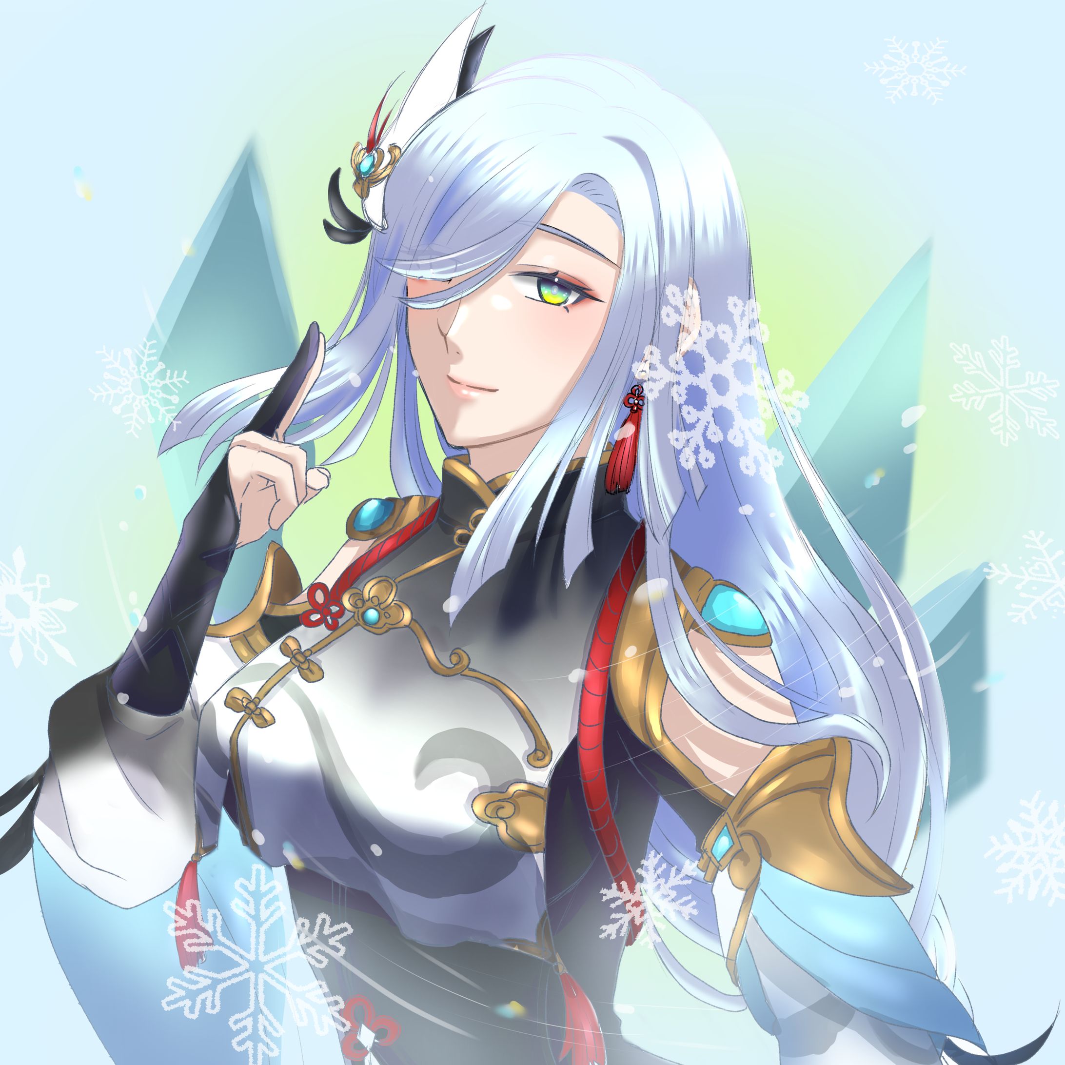 落書き　サンプル（原神‐申鶴）-1