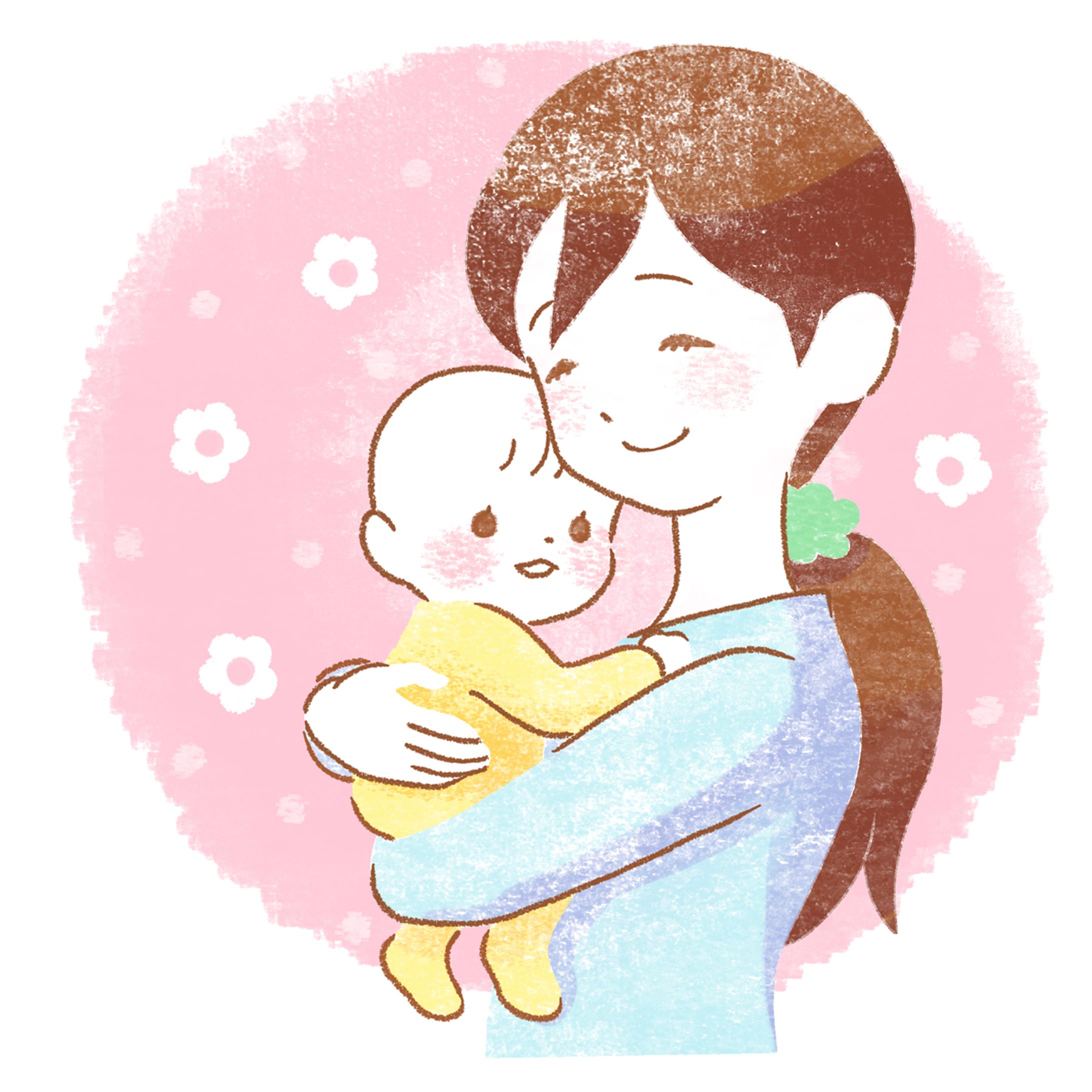 赤ちゃんとママ-1