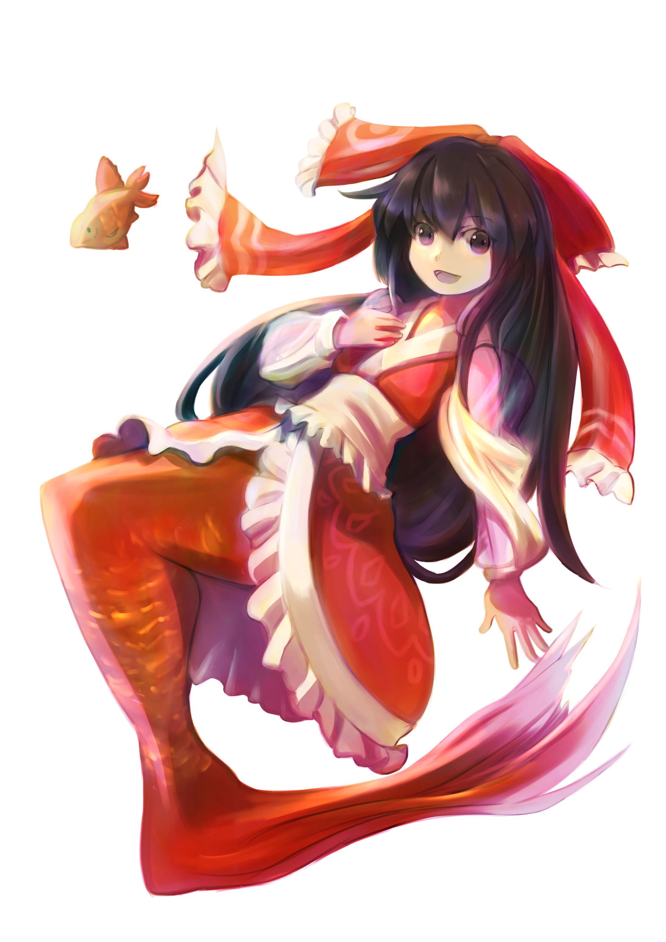 【イラスト】金魚姫-1