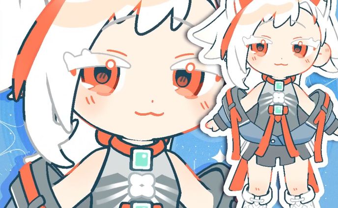 ミニキャラ3Dモデル（せぷぷ）