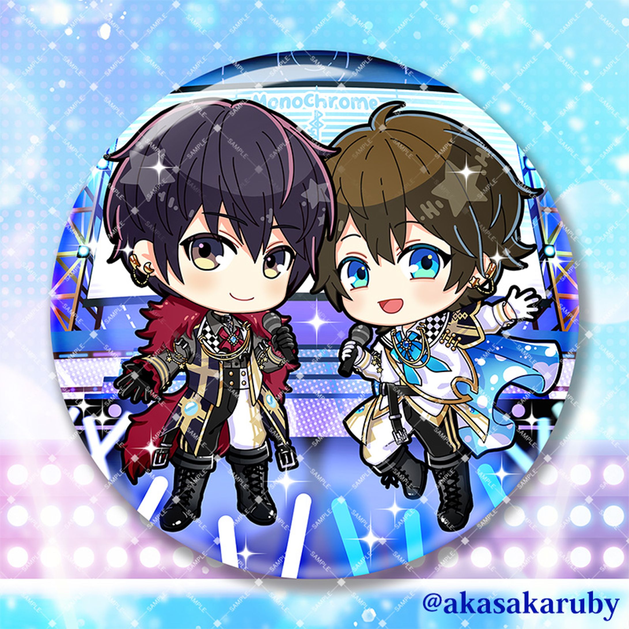 ライブ販売用 缶バッジイラスト-1