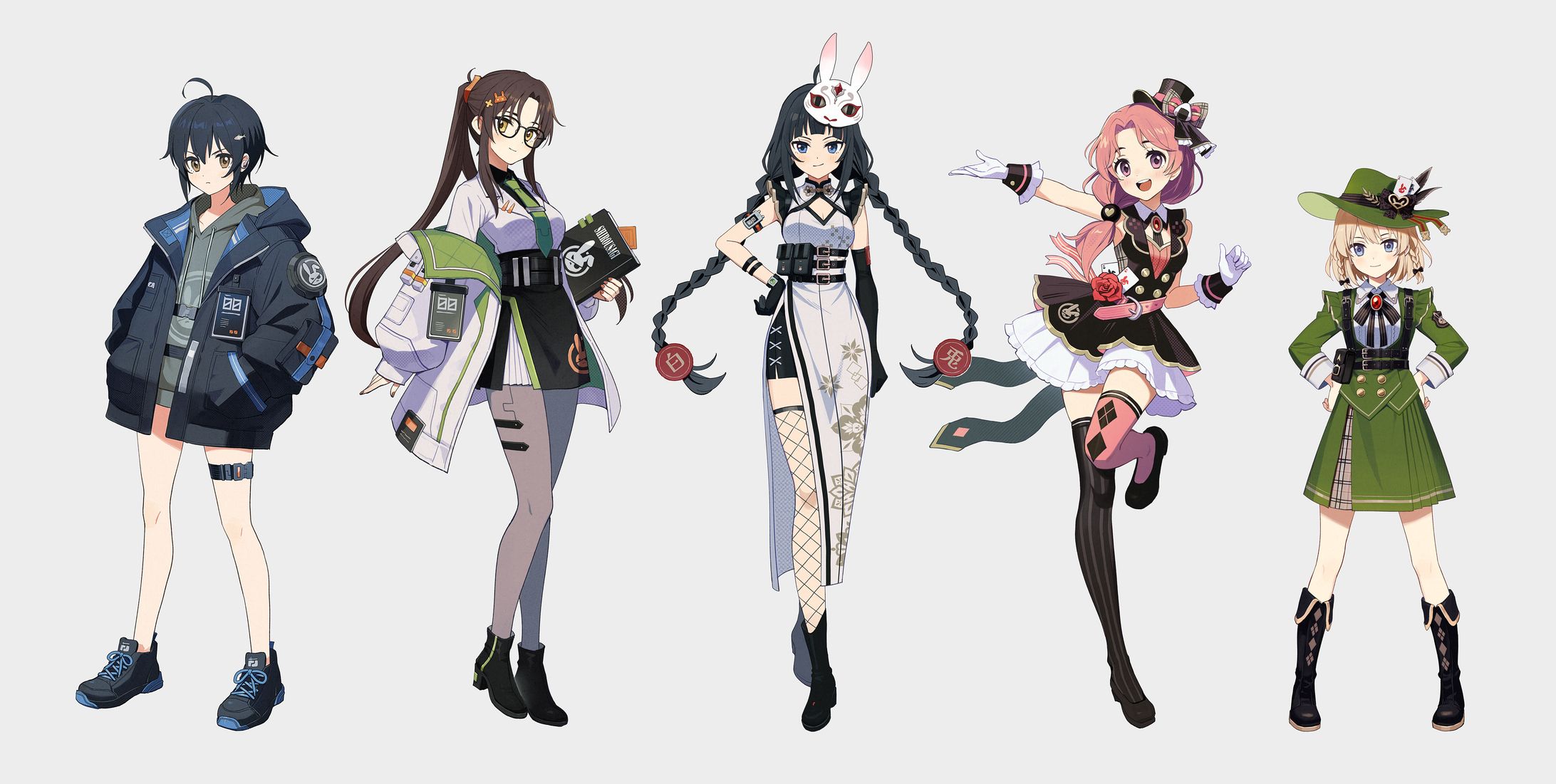 『バンめし♪』白兎怪盗団 イラスト-1