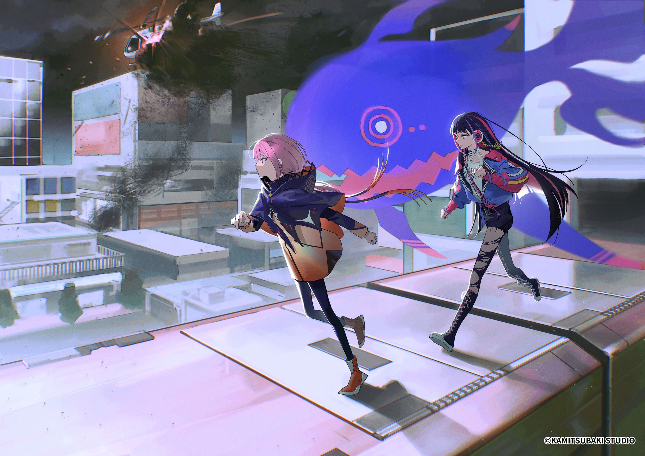 「神椿市建設中。」イラスト制作｜V.W.P-1