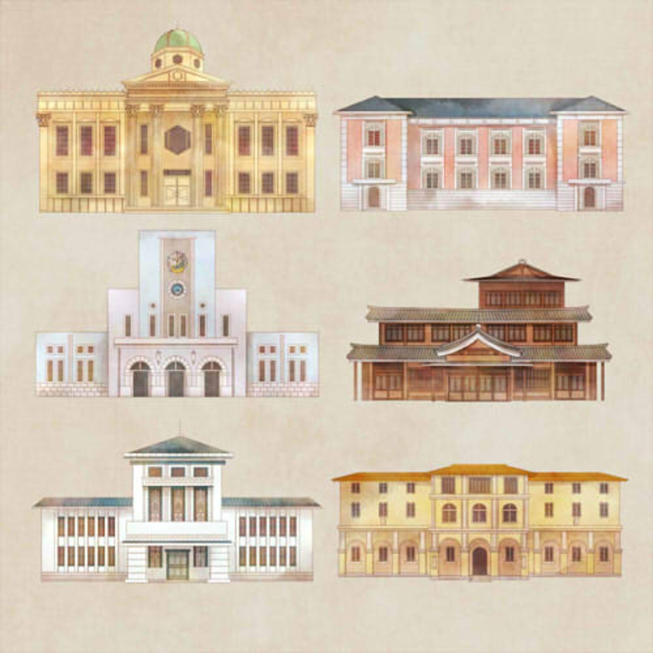 架空博物館建築 悠久博物館-1