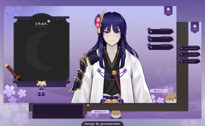 VTuber Overlays Design