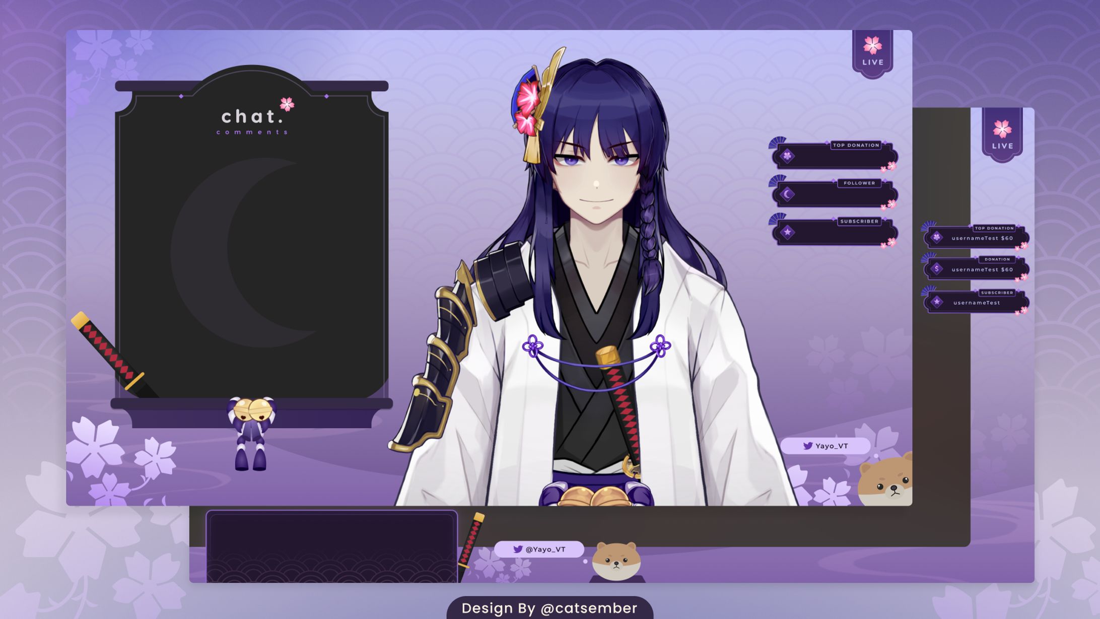 VTuber Overlays Design-1