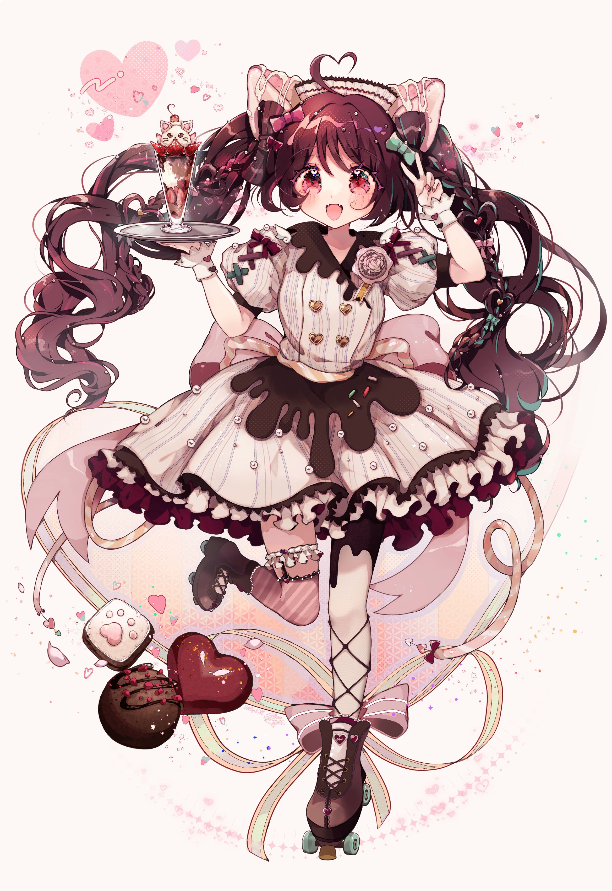 仕事絵】Favorite アパレルコラボ デザイン「うさ耳付きアリス