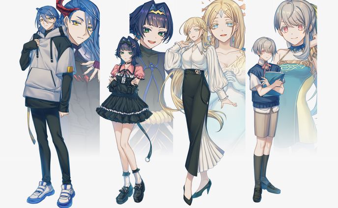 #さけかすむアクターゼロ  立ち絵、探索者デザイン