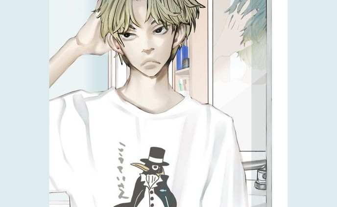 起き抜けの。
若干ダサめのTシャツがお気に入り。

#絵 #イラスト #創作イラスト #漫画絵 #オリジナルイラスト #男子 #illustration #digitalart #digitalillustration #drawing #originalart #boy