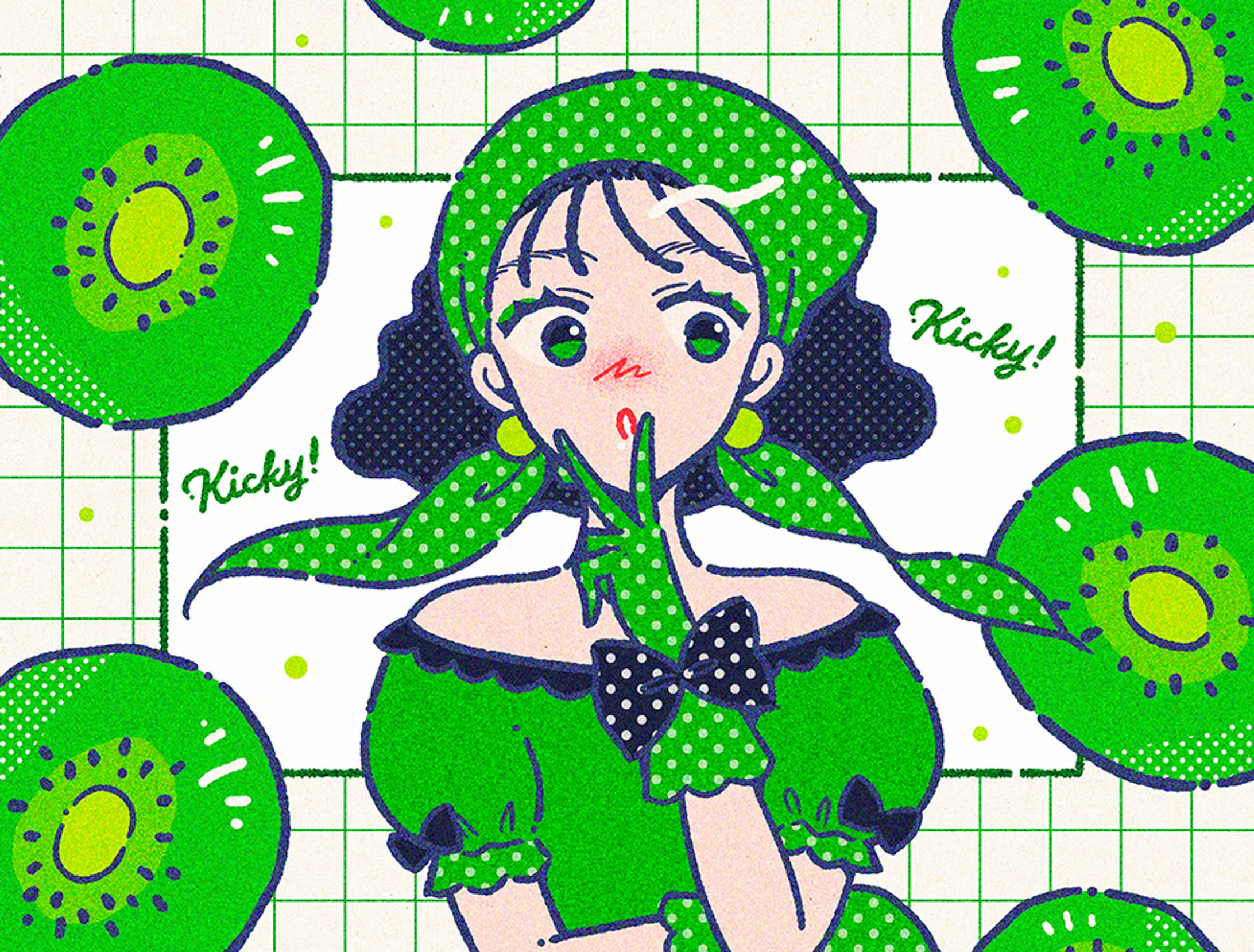 【グループ展】gallery MOUNT様/展示イラスト-1