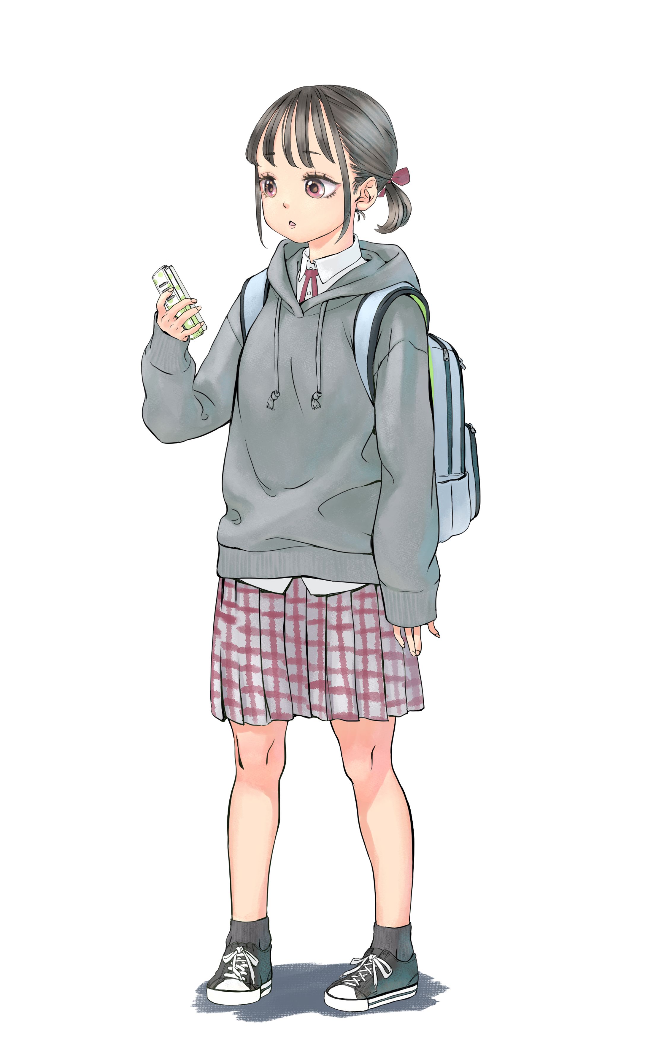 パーカー女子高生-1