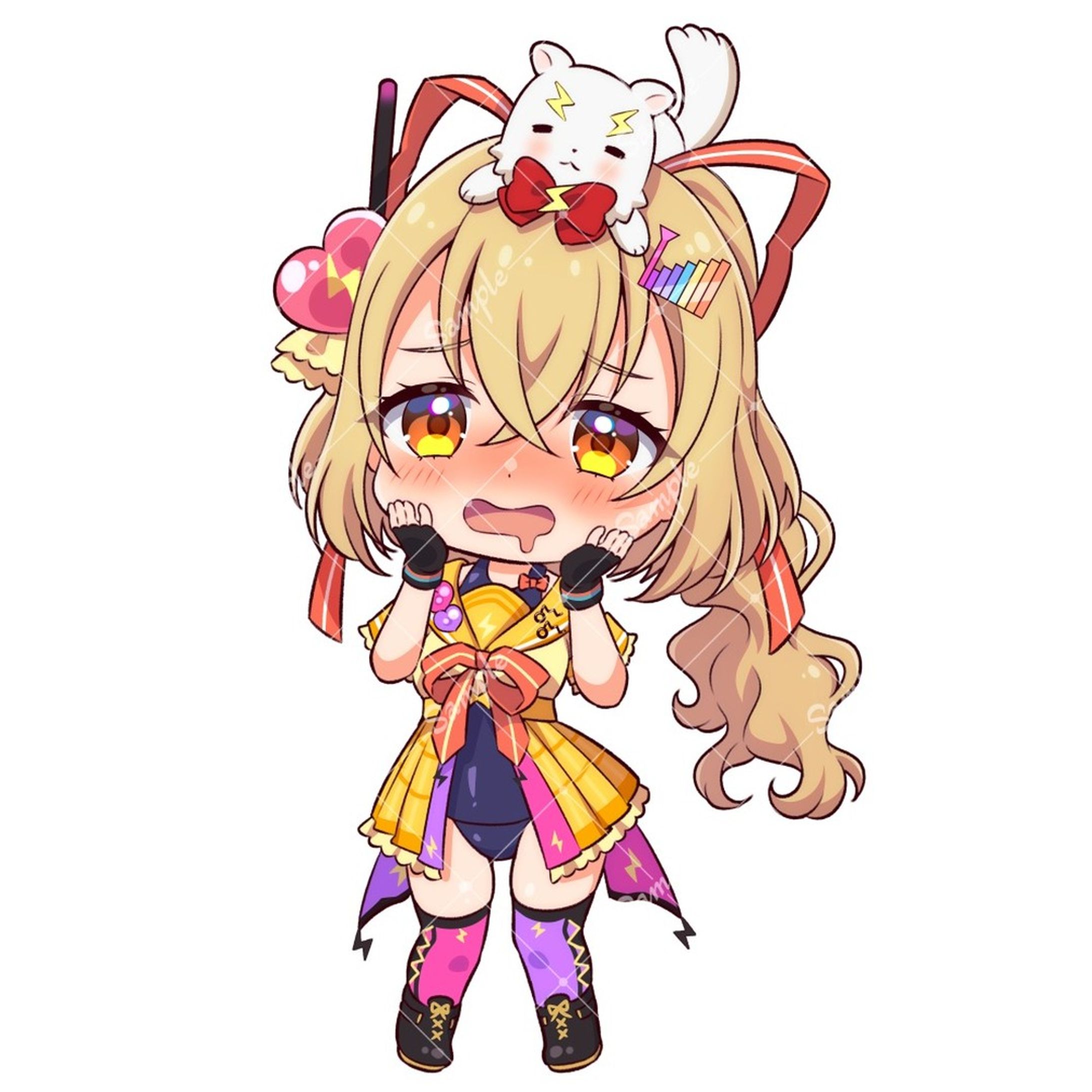 VTuber「電波ゆうゆ」様・SDイラスト-1