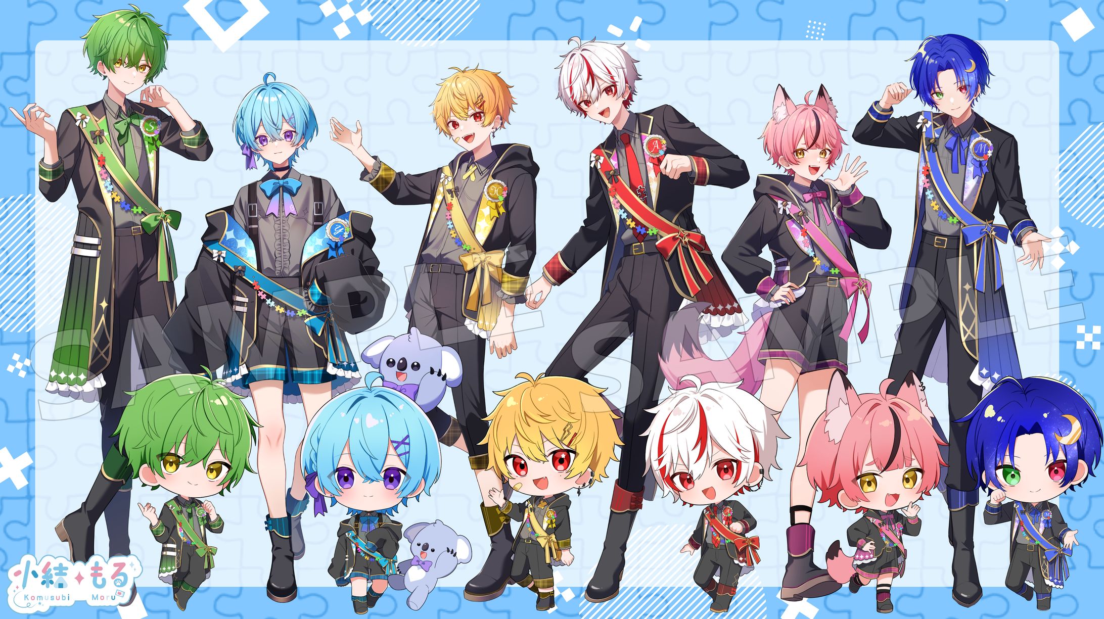 【ピスパレ様】「Journey」動画用立ち絵SDイラスト-1