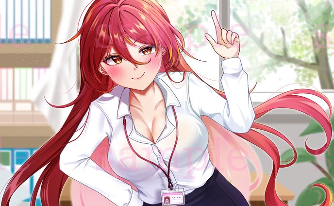 【一枚絵】紅雛ハル様　パネル開け　一枚絵