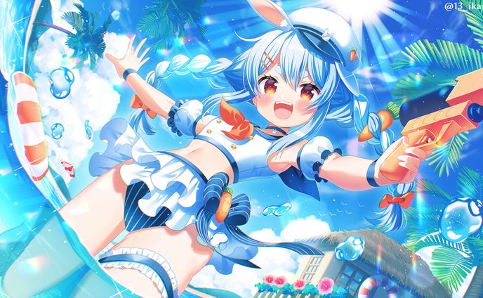 水着ぺこらちゃん