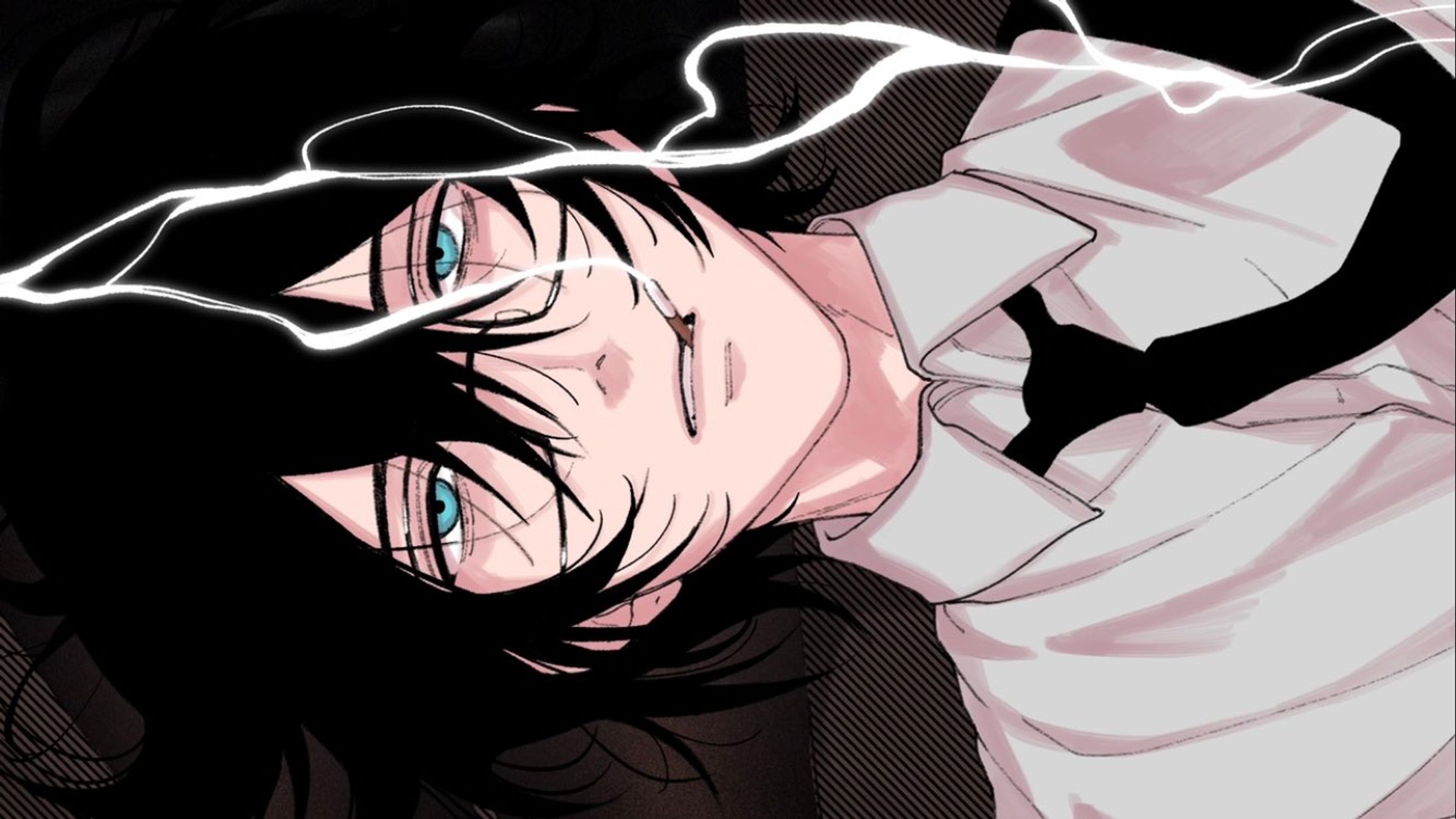 YUZUYA様「偽顔」歌ってみたMV用イラスト-1