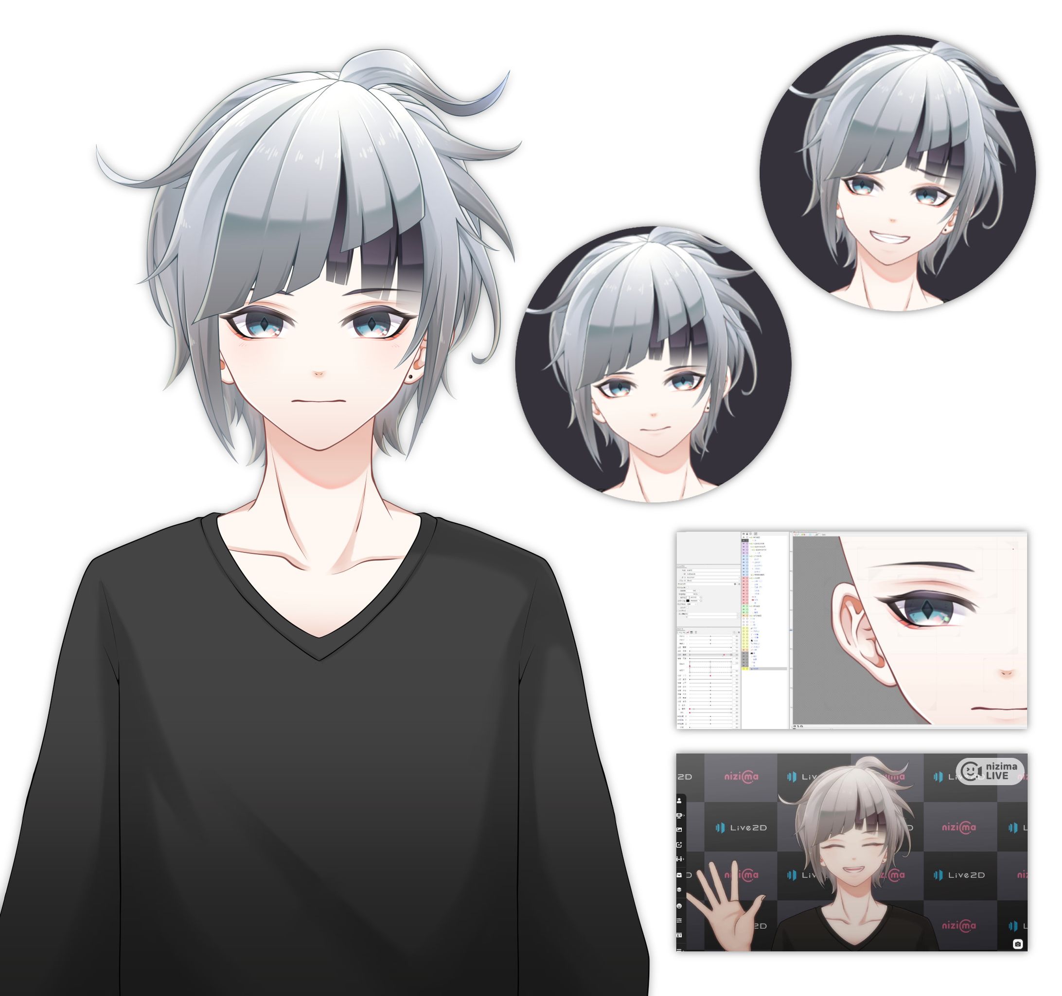 オリジナルキャラクター（Live2D）-1