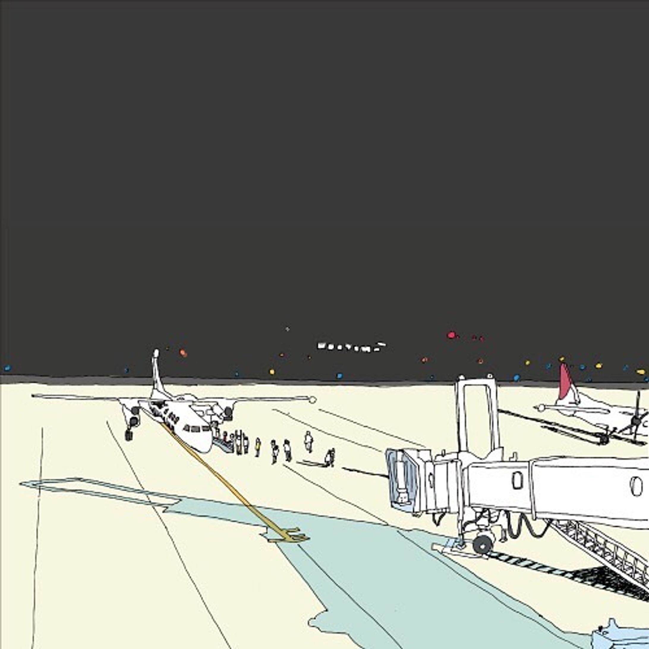 Airport at night
.
This is one of the most popular paintings I've done.
.

Be sure to check out the full size illustrations on the website.
..
#illustration #drawing #linedrawing #landscape #airport #plane-1