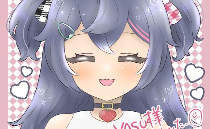 Skeb.yasuさん.宮咲あかりさん.バストアップ