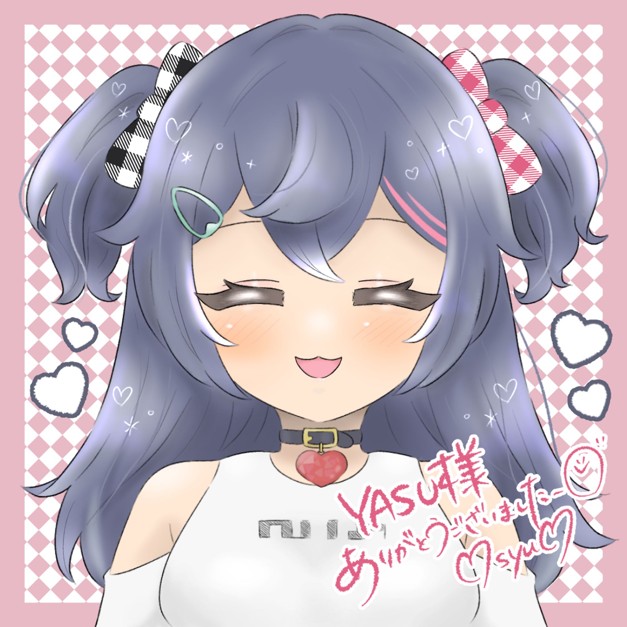 Skeb.yasuさん.宮咲あかりさん.バストアップ-1
