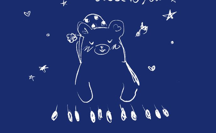 Illustration-くまとピアノ